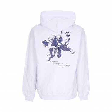 felpa leggera cappuccio uomo souls hoodie WHITE