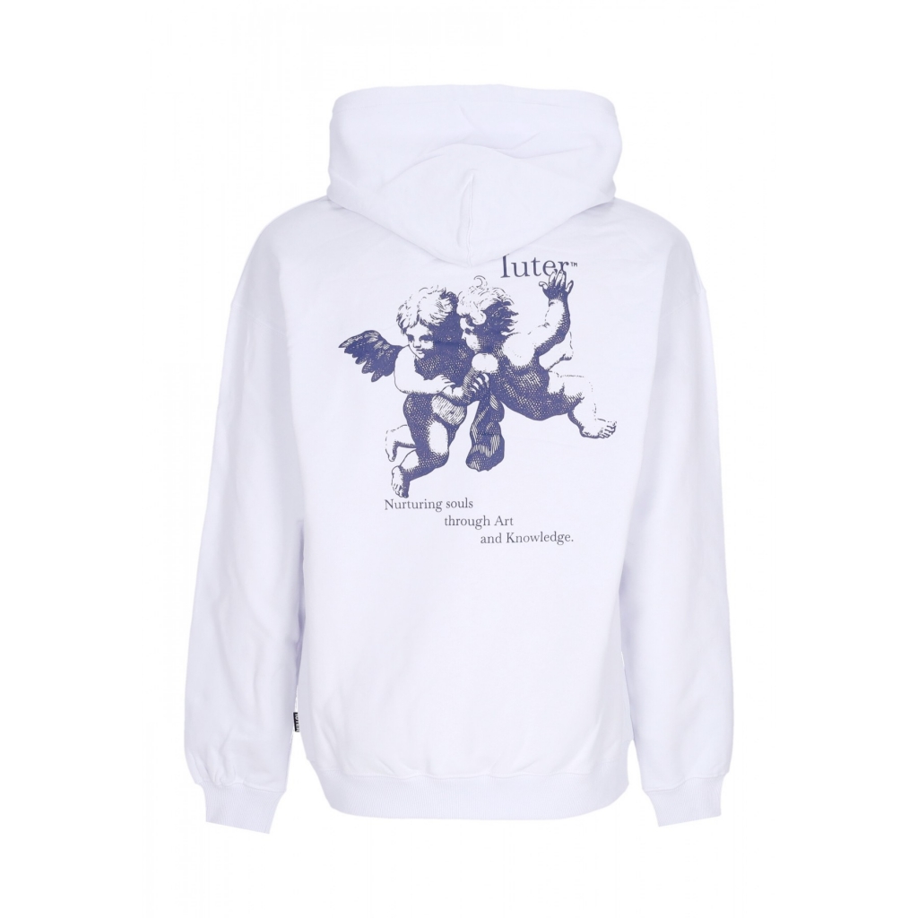 felpa leggera cappuccio uomo souls hoodie WHITE