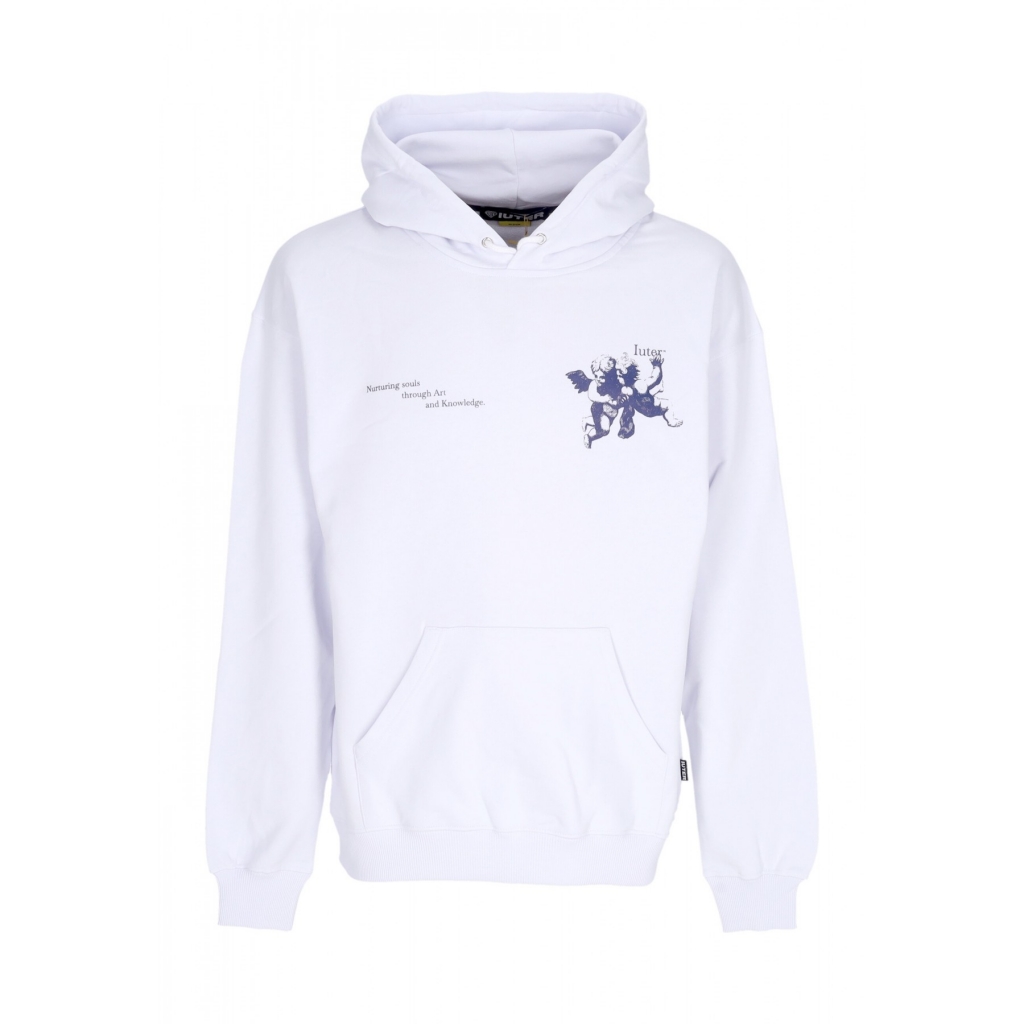 felpa leggera cappuccio uomo souls hoodie WHITE