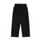 jeans uomo heart printed pants BLACK