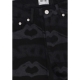 jeans uomo heart printed pants BLACK