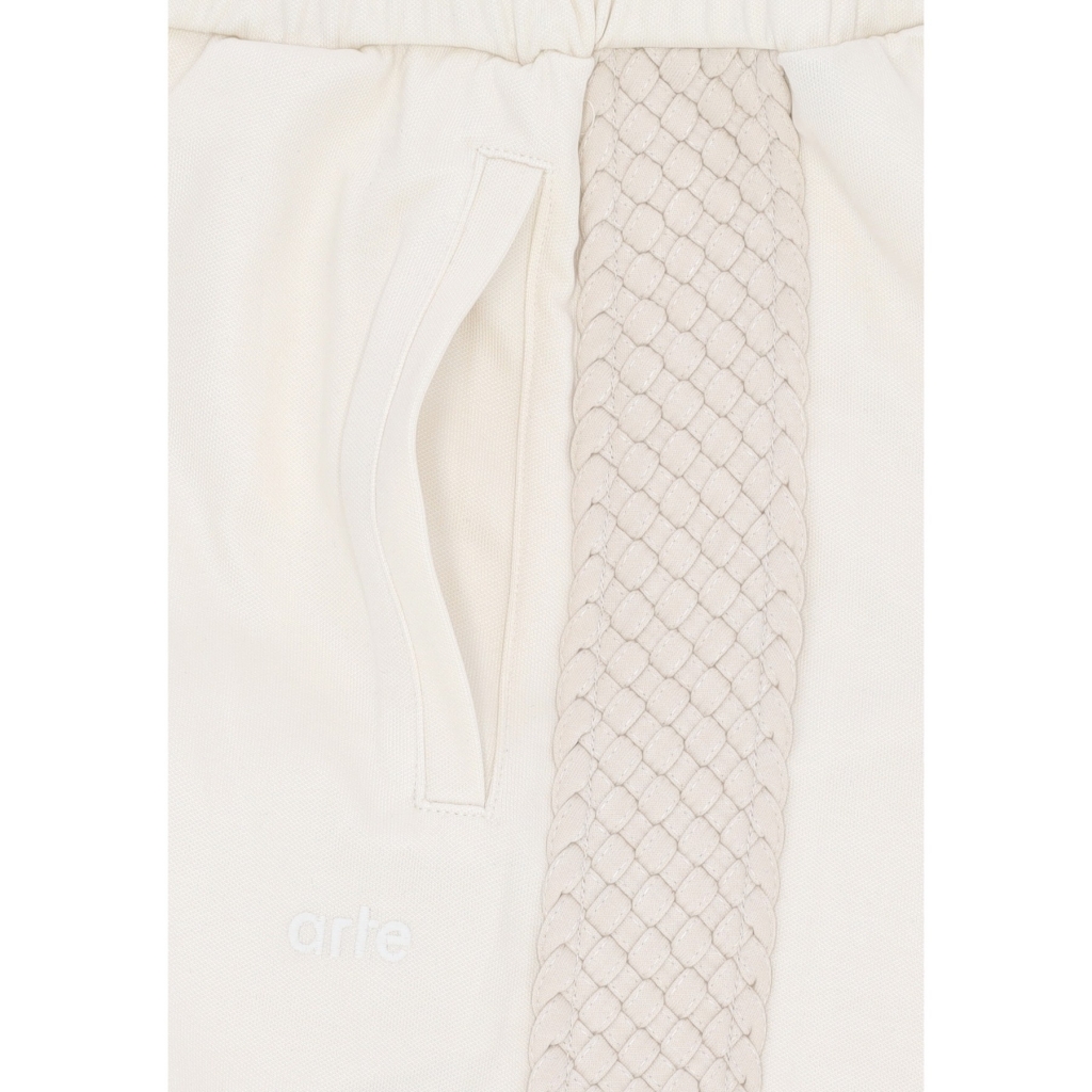 pantalone tuta leggero uomo braid strip pants CREAM