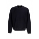 felpa leggera girocollo uomo flower crewneck BLACK