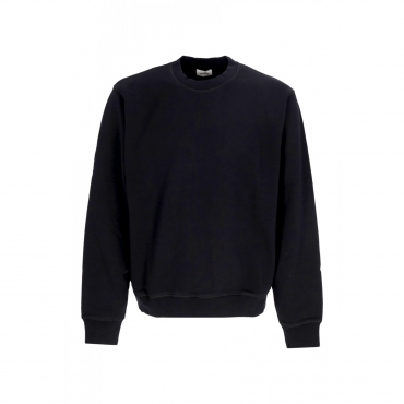 felpa leggera girocollo uomo flower crewneck BLACK