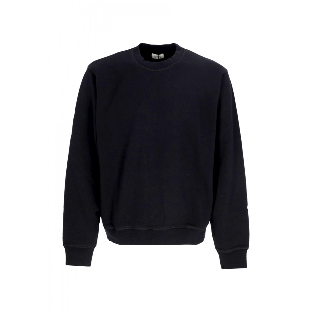 felpa leggera girocollo uomo flower crewneck BLACK