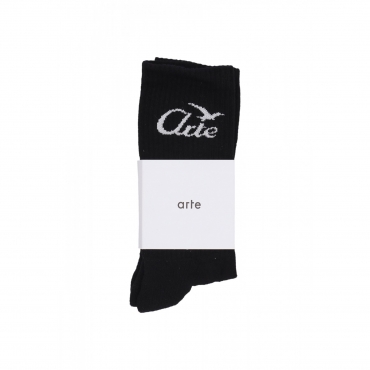 calza media uomo bird logo socks BLACK