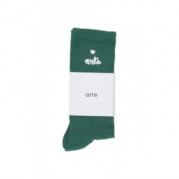 calza media uomo heart logo socks GREEN