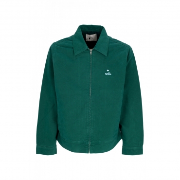 giubbotto jeans uomo heart logo jacket GREEN