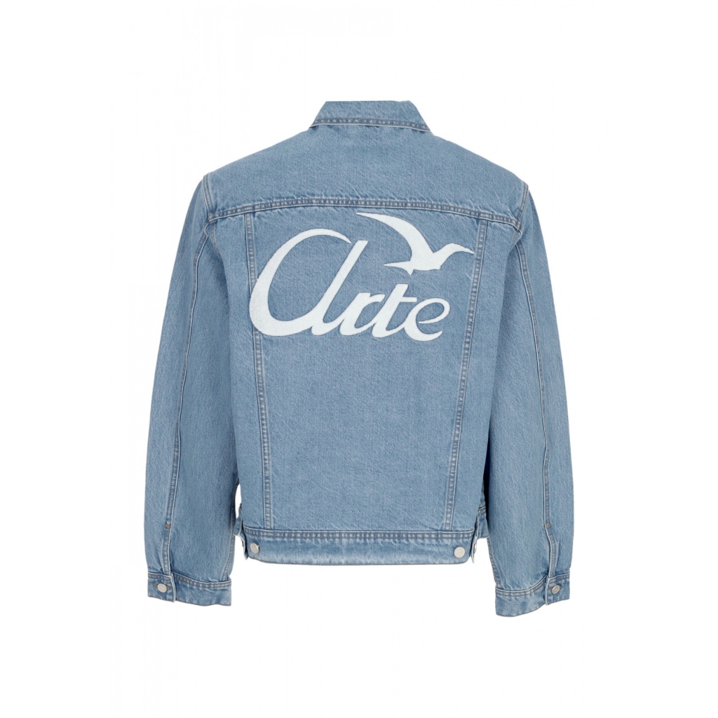 giubbotto jeans uomo bird back jacket BLEACH