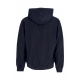 felpa leggera cappuccio uomo heart logo hoodie NAVY