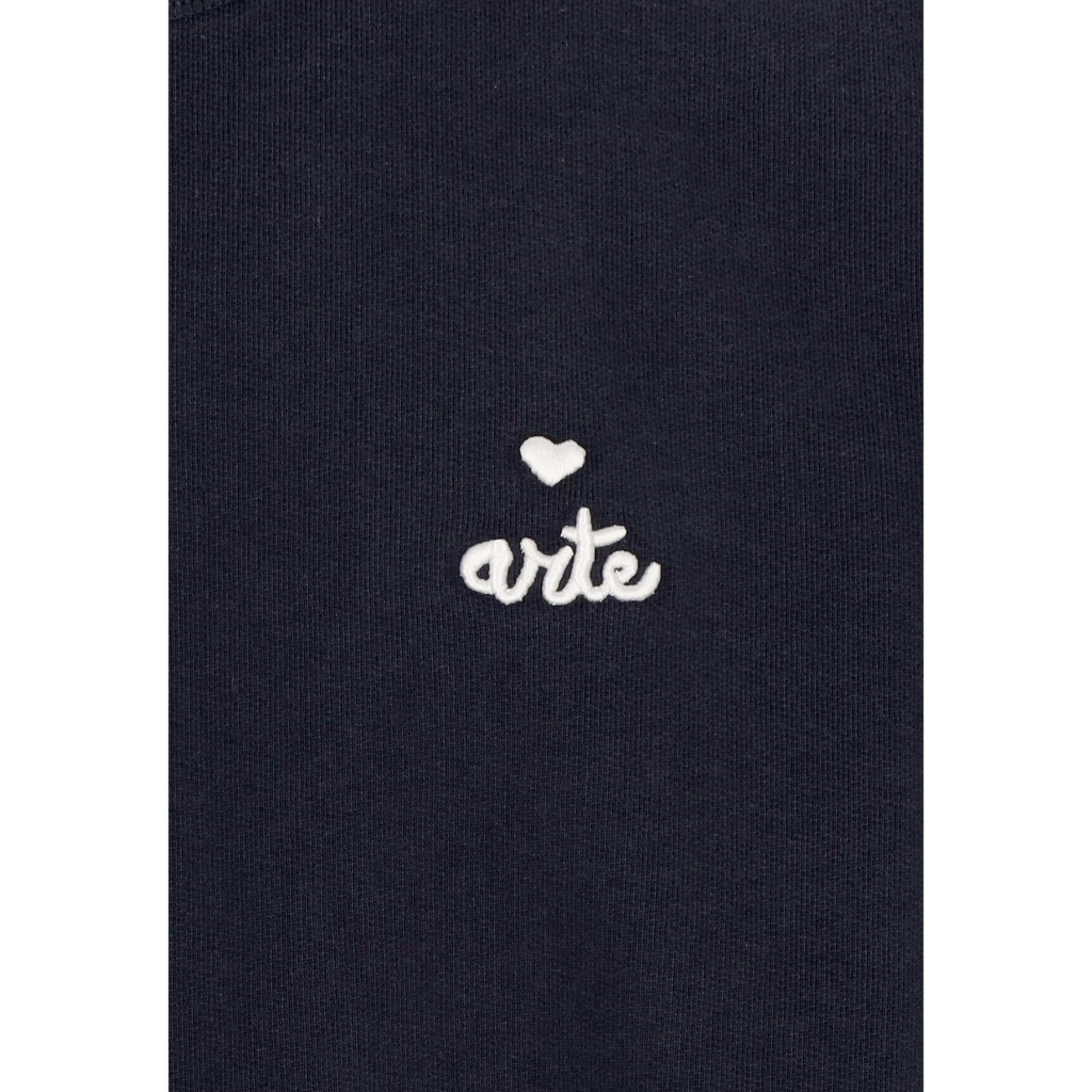 felpa leggera girocollo uomo heart crewneck NAVY