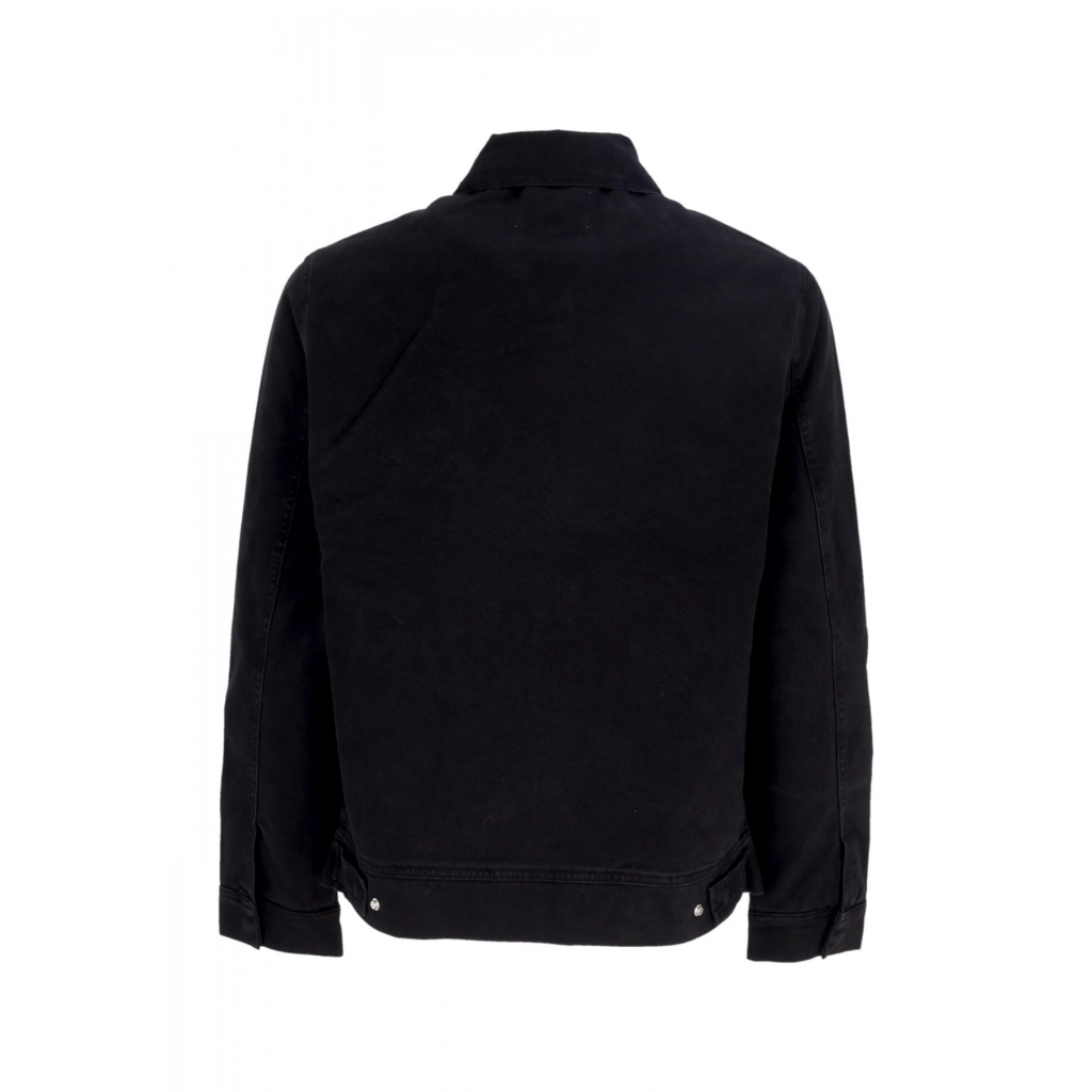 giubbotto jeans uomo heart logo jacket BLACK
