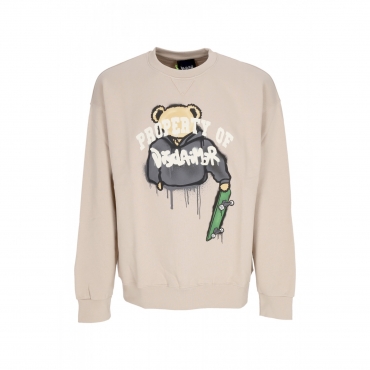 felpa leggera girocollo uomo property crewneck SAFARI