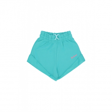 pantaloncino donna w logo short MINT/ST FUCHSIA
