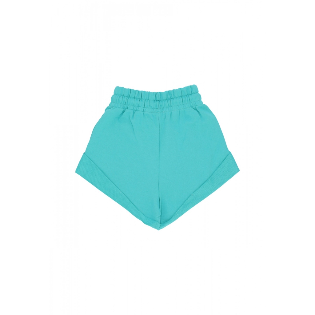 pantaloncino donna w logo short MINT/ST FUCHSIA