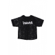 camicia manica corta donna w lace shirt BLACK