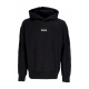 felpa leggera cappuccio uomo logo hoodie BLACK/ST WHITE