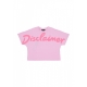 maglietta corta donna w big logo crop tee PINK/ST FUCHSIA