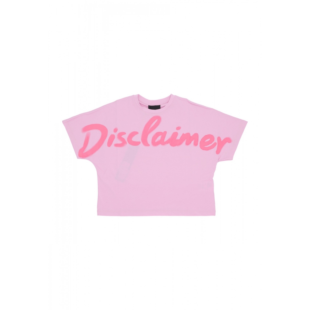 maglietta corta donna w big logo crop tee PINK/ST FUCHSIA