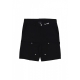 pantalone corto uomo logo short BLACK