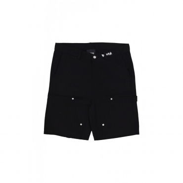pantalone corto uomo logo short BLACK