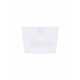 top donna w strass essential logo top WHITE
