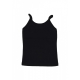 canotta donna w logo tank BLACK/ST WHITE