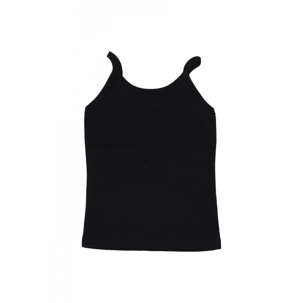 canotta donna w logo tank BLACK/ST WHITE
