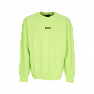 felpa leggera girocollo uomo logo crewneck LIME