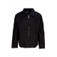 giubbotto uomo back logo jacket BLACK