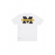 maglietta uomo ncaa backer echo tee micwol WHITE WASH