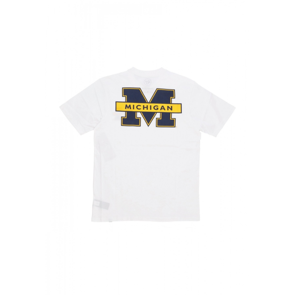 maglietta uomo ncaa backer echo tee micwol WHITE WASH
