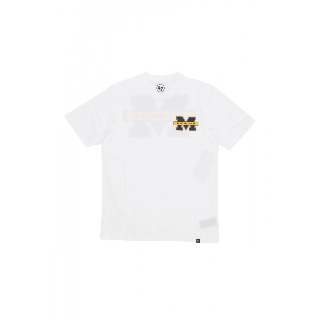 maglietta uomo ncaa backer echo tee micwol WHITE WASH