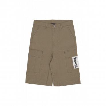 pantalone corto uomo logo short SAGE GREEN