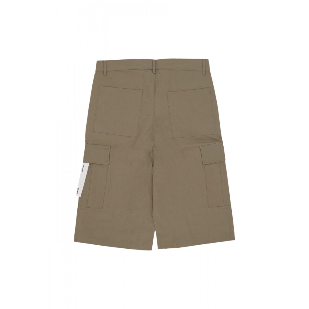 pantalone corto uomo logo short SAGE GREEN