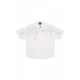 camicia manica corta uomo back big logo shirt WHITE