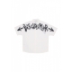 camicia manica corta uomo back big logo shirt WHITE