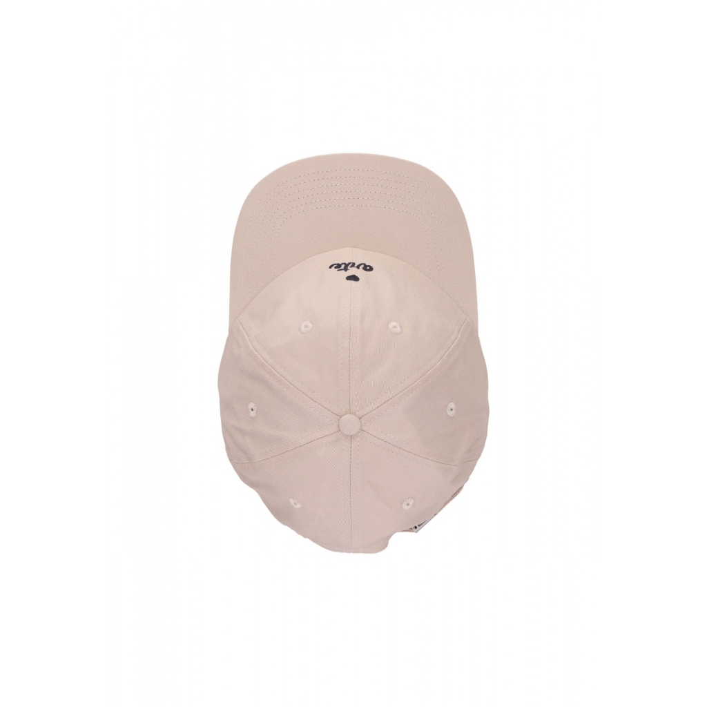 cappellino visiera curva uomo heart logo cap CREAM