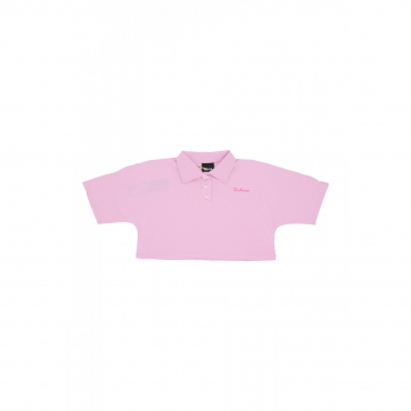 polo corta donna w polo logo PINK/FUCHSIA
