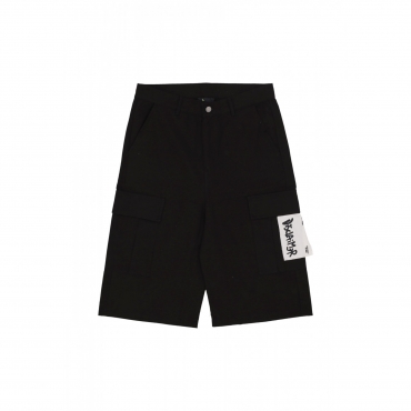 pantalone corto uomo logo short BLACK