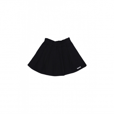 gonna corta donna w strass shirt BLACK