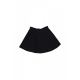 gonna corta donna w strass shirt BLACK