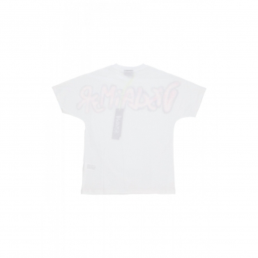 maglietta donna w logo crop tee WHITE