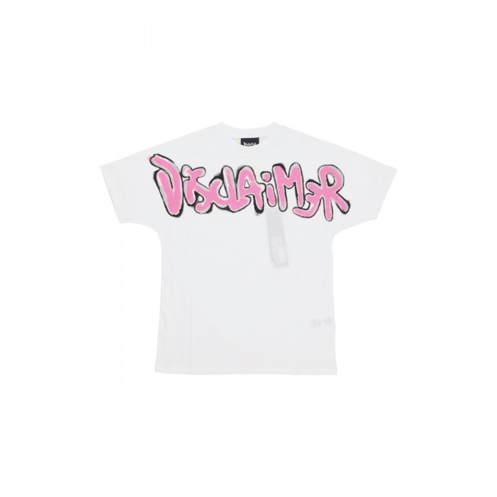 maglietta donna w logo crop tee WHITE