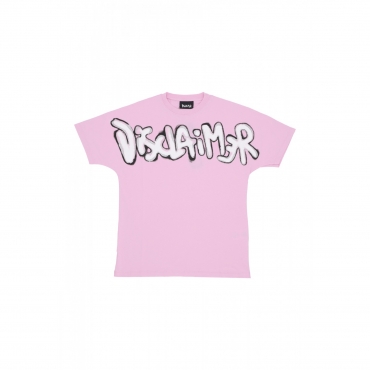 maglietta donna w logo crop tee PINK