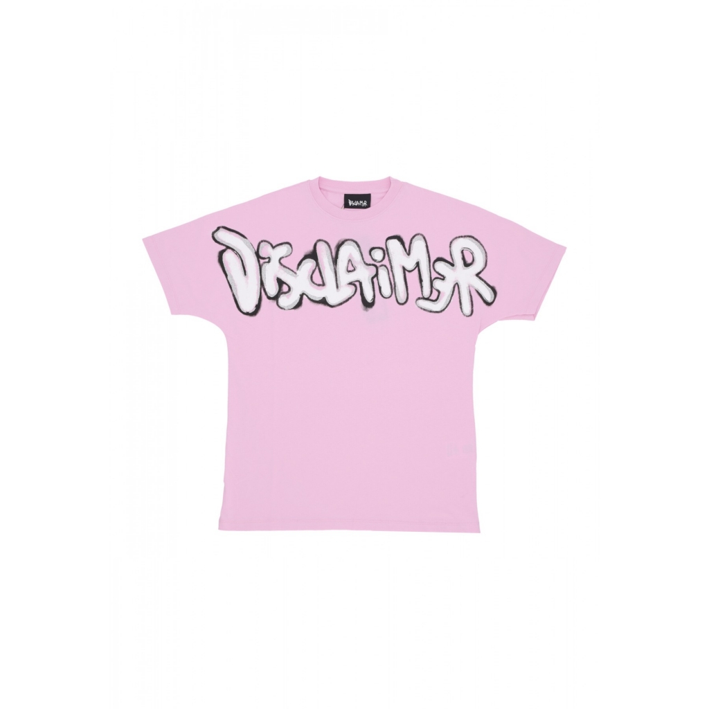 maglietta donna w logo crop tee PINK