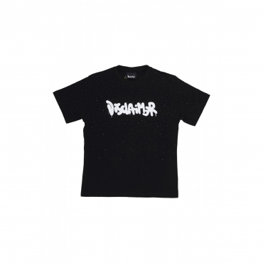 maglietta donna w strass tee BLACK
