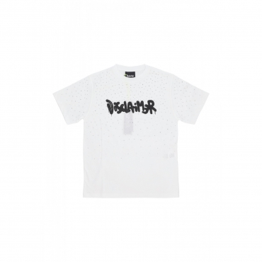 maglietta donna w strass tee WHITE