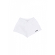 pantalone corto donna w mini logo short WHITE