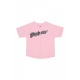 camicia manica corta donna w logo over shirt PINK